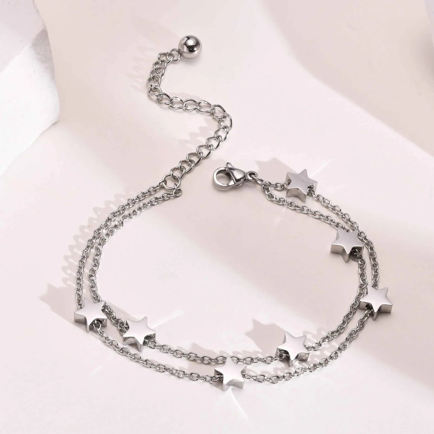 Starry Night | Bracciale a Doppio Strato in Acciaio Inossidabile