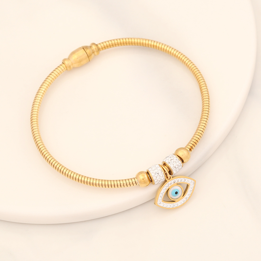 Magnetic Charm | Bracciale Elastico in Acciaio Inossidabile