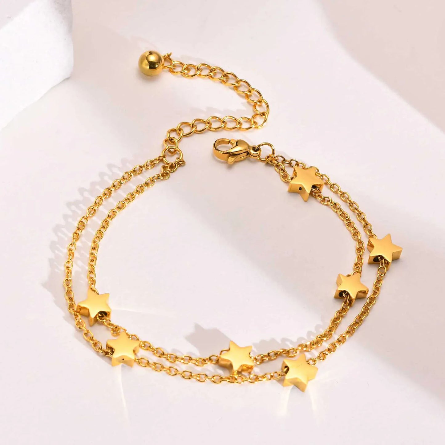 Starry Night | Bracciale a Doppio Strato in Acciaio Inossidabile