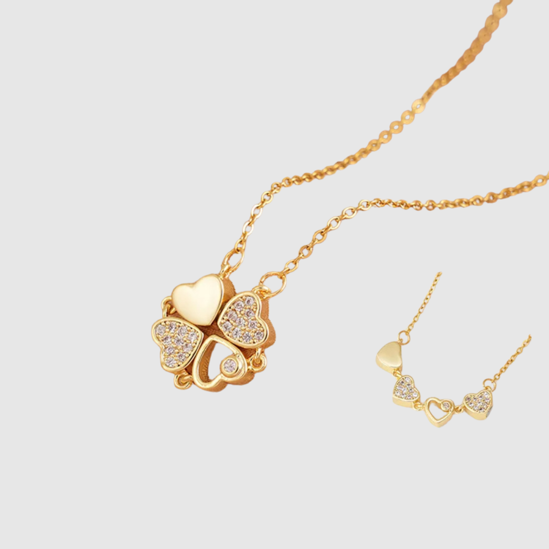 Charming Clover – Collana in Titanio