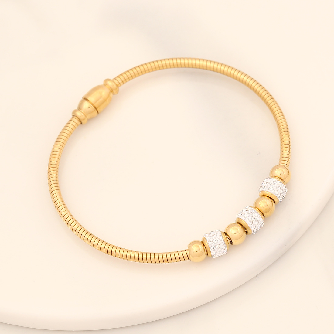 Magnetic Charm | Bracciale Elastico in Acciaio Inossidabile