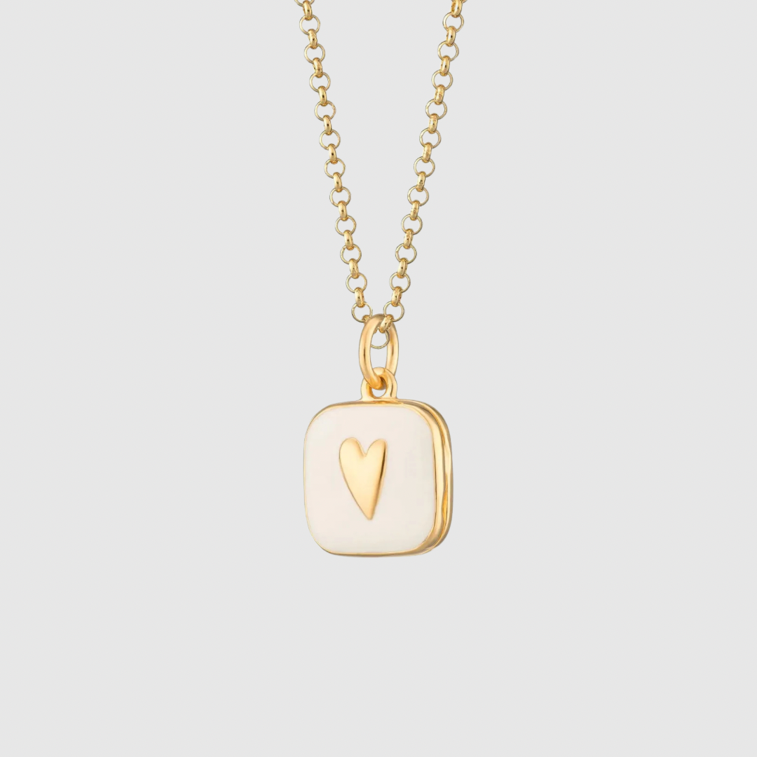 Love's Glow – Collana con Cuore in Acciaio Inossidabile Colorato