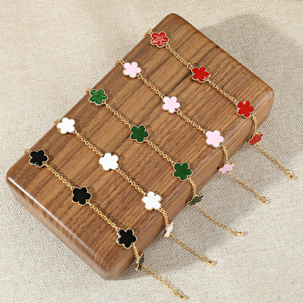 Fleur Charm | Bracciale Quadrifoglio a Quattro Foglie