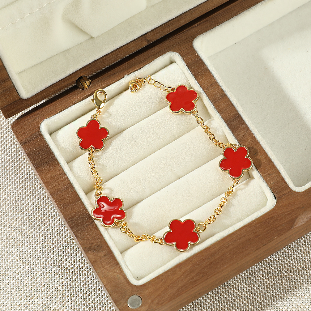 Fleur Charm | Bracciale Quadrifoglio a Quattro Foglie