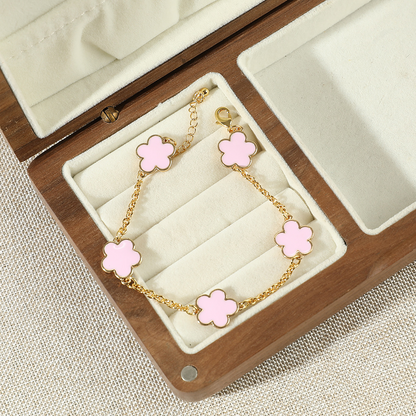 Fleur Charm | Bracciale Quadrifoglio a Quattro Foglie