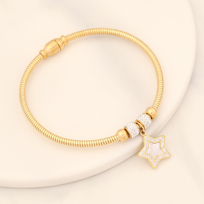 Magnetic Charm | Bracciale Elastico in Acciaio Inossidabile
