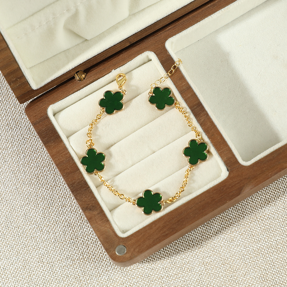 Fleur Charm | Bracciale Quadrifoglio a Quattro Foglie