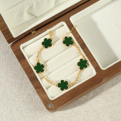 Fleur Charm | Bracciale Quadrifoglio a Quattro Foglie
