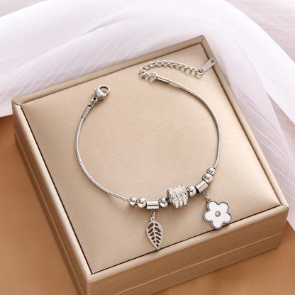 Flora Steel | Bracciale di Lusso in Titanio