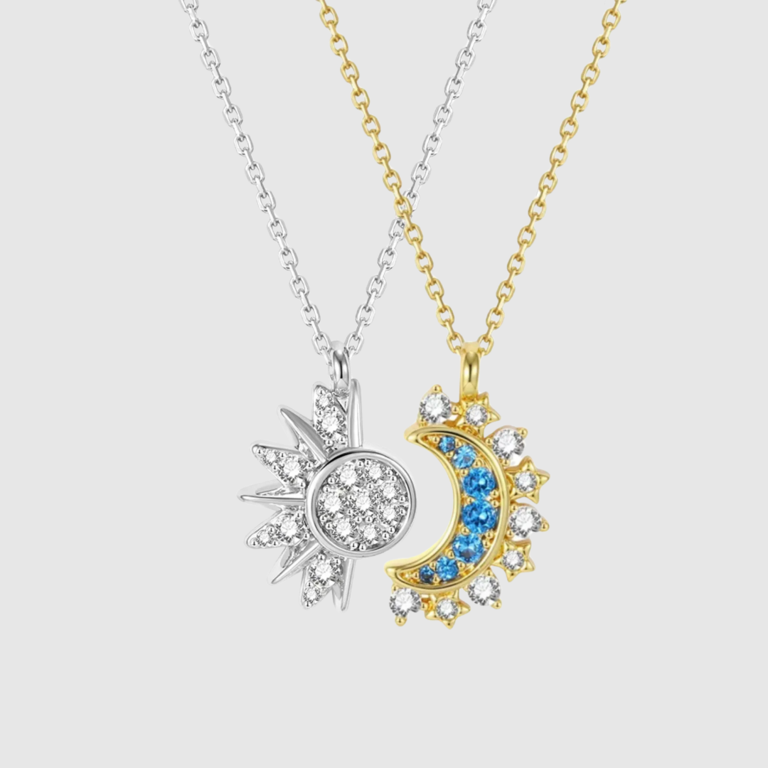 Celestial Duo | Collana Sole e Luna