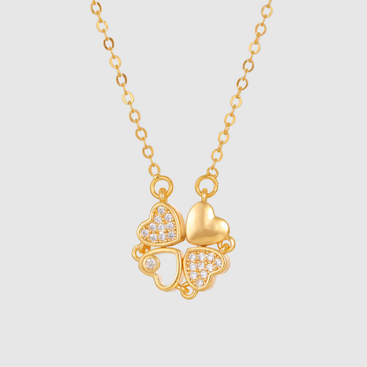 Charming Clover – Collana in Titanio