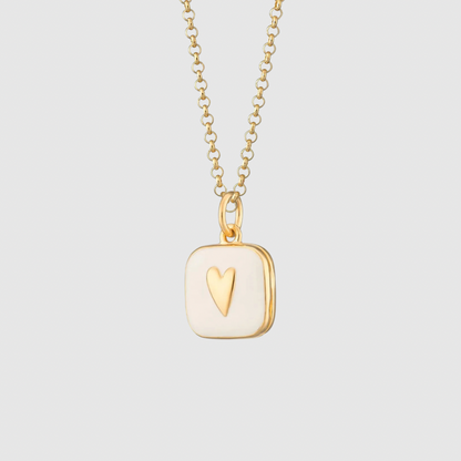 Love's Glow – Collana con Cuore in Acciaio Inossidabile Colorato