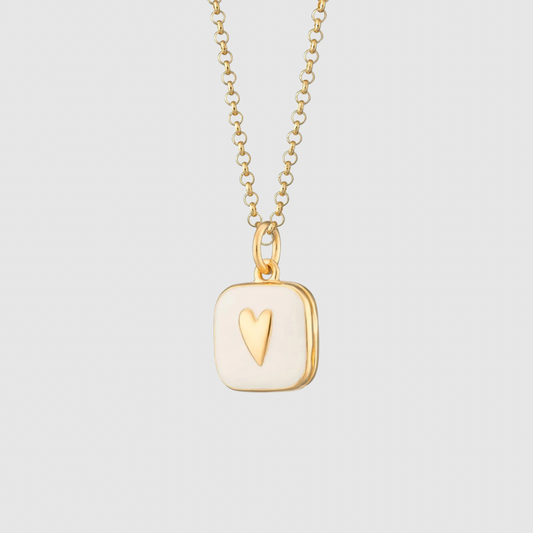Love's Glow – Collana con Cuore in Acciaio Inossidabile Colorato