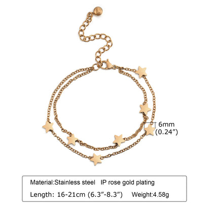 Starry Night | Bracciale a Doppio Strato in Acciaio Inossidabile