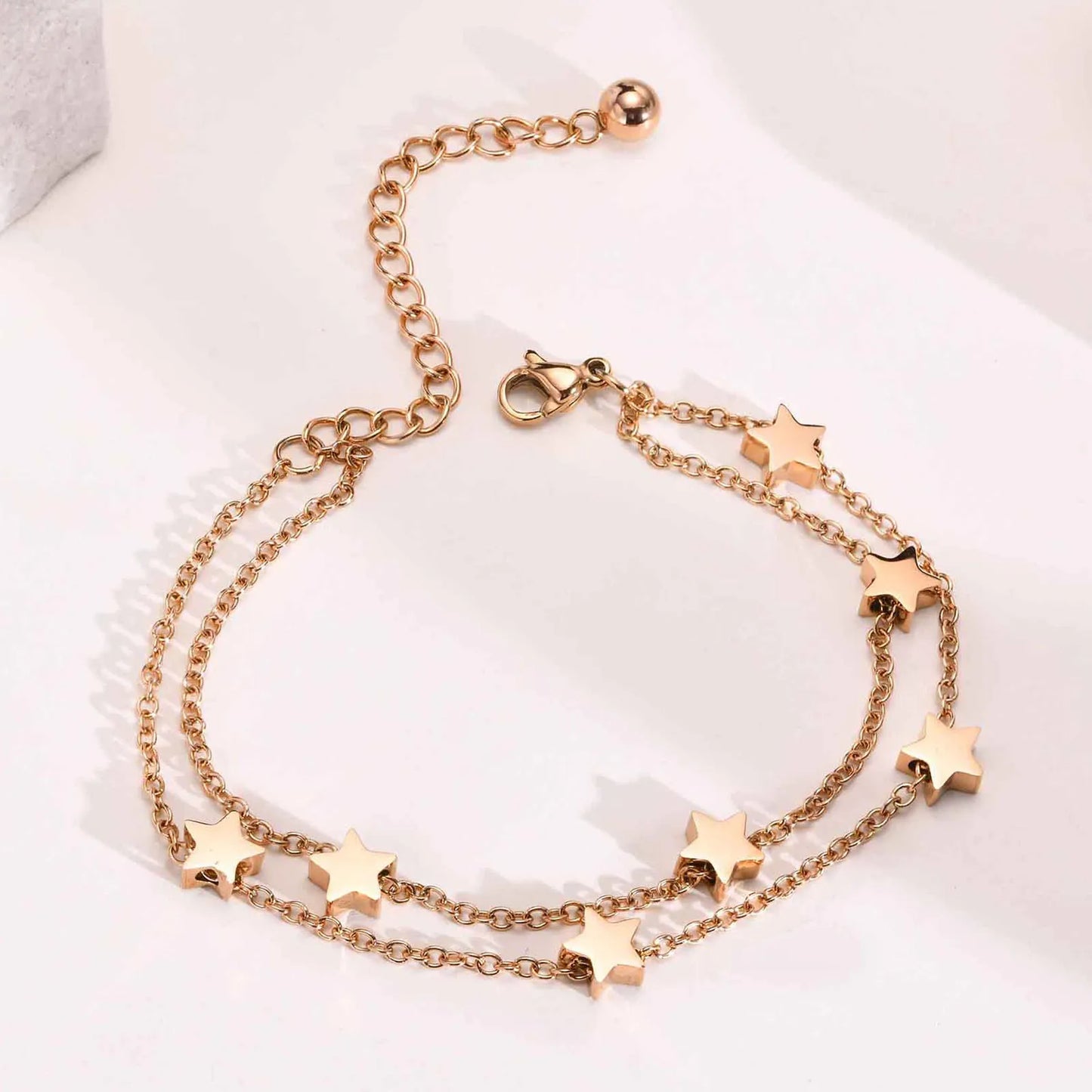 Starry Night | Bracciale a Doppio Strato in Acciaio Inossidabile